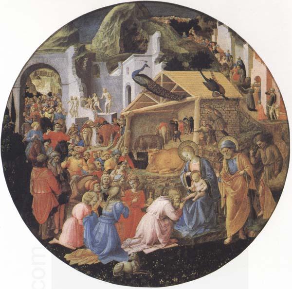 Sandro Botticelli Filippo Lippi,Adoration of the Magi China oil painting art